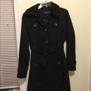 Black London Fog Trench Coat.